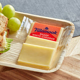 Tillamook Sharp White Cheddar Cheese Snack Portion 0.75 oz. with Merchandising Display Box (2 Boxes of 50) - 100/Case