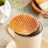 Vafels Individually Wrapped Vegan Caramel Stroopwafel 12-Count 1.06 oz. - 12/Case
