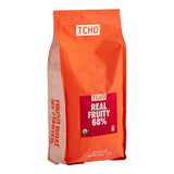 TCHO Real Fruity 68% Dark Chocolate Hexagons 6.6 lb. - 3/Case
