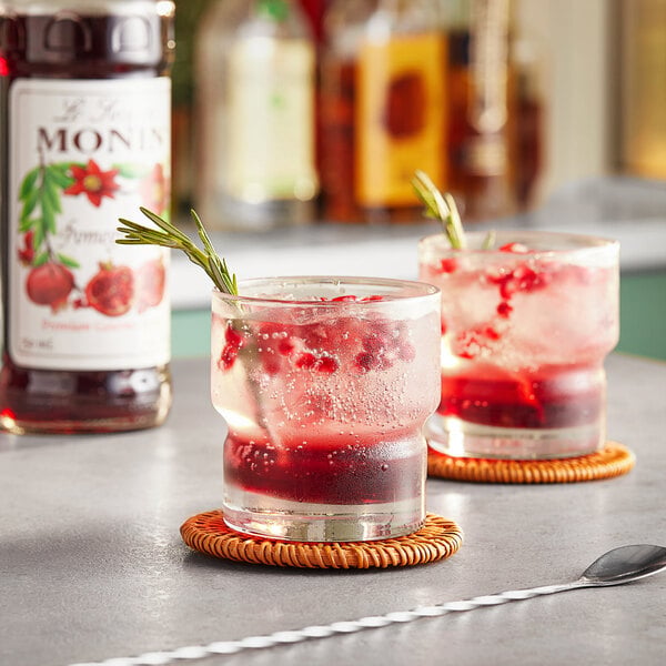 Monin Premium Pomegranate Flavoring / Fruit Syrup 750 mL