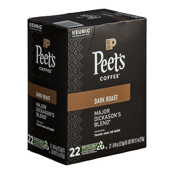 Peet's Coffee Major Dickason's Blend Single Serve Keurig® K-Cup® Pods - 22/Box