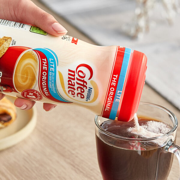 Nestle Coffee-Mate Lite Non-Dairy Coffee Creamer Shaker 11 oz. - 12/Case