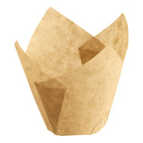 Large (Jumbo) Tulip Baking Cups, 2" x 3-3/4", Choose from 3 colors, 100 count