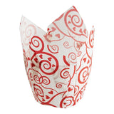 Medium Tulip Baking Cups, 2" x 3 1/2", Choose from 10 colors and Patterns, 125 count