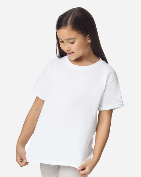 24 Pack: DryBlend Crewneck Short Sleeve Youth T-Shirt