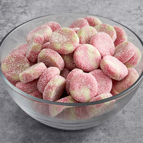Vidal Sour Gummy Watermelon and Lime Bites 2.2 lb. - 12/Case