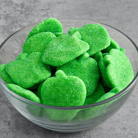 Vidal Sour Gummy Green Apples 4.4 lb. - 6/Case