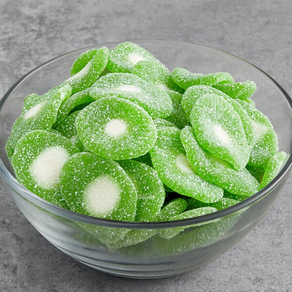 Vidal Sour Gummy Kiwis 2.2 lb. - 12/Case