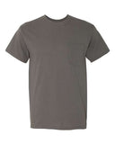 Gildan Pocket Heavy Cotton Tee | Classic Crew Shirt