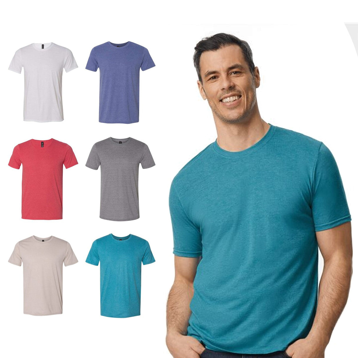 Gildan® Softstyle Crewneck Short Sleeve CVC T-Shirt