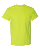 Gildan Pocket Heavy Cotton Tee | Classic Crew Shirt