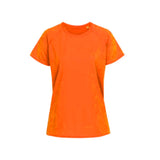 RADYAN® Short Sleeve Safety Crewneck T Shirt with High Visibility for Work Comfort Fit