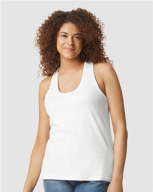 Gildan® Softstyle Women’s CVC Racerback Tank Top