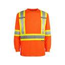 High Visibility Long Sleeve Crewneck Safety T-shirt