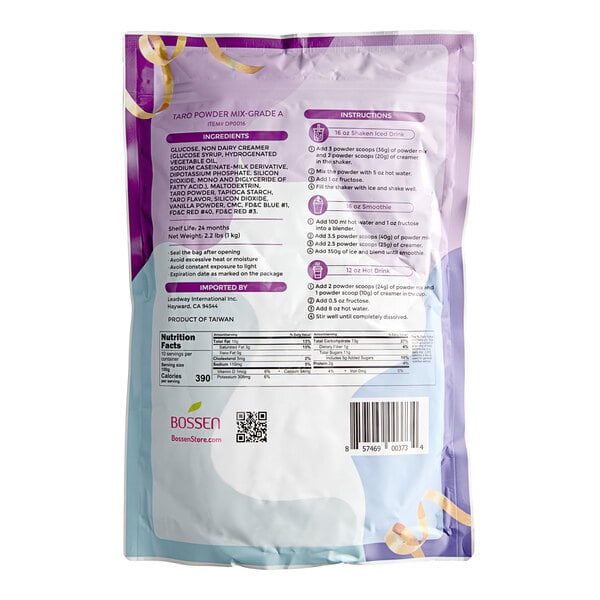 Bossen 2.2 lb. Grade A Taro Powder Mix