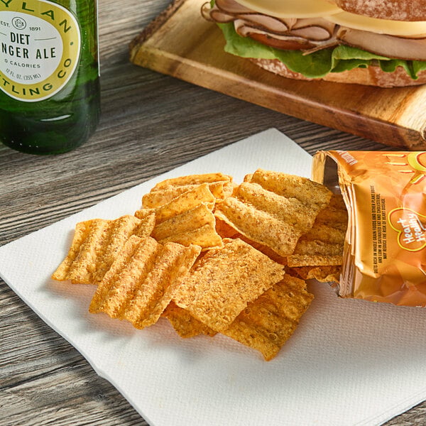 Sun Chips Harvest Cheddar Whole Grain Chips 1.5 oz. - 64/Case
