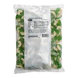 Albanese Green Apple Gummi Rings 4.5 lb. - 4/Case