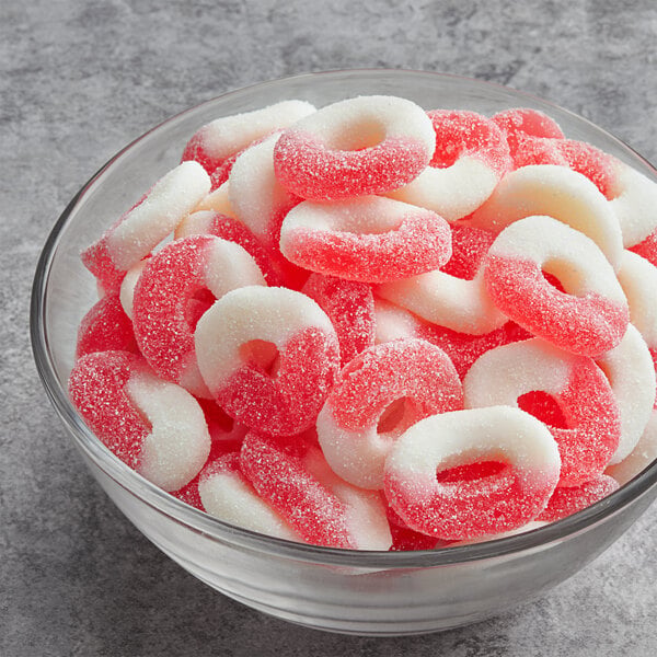 Albanese Watermelon Gummi Rings 4.5 lb. - 4/Case