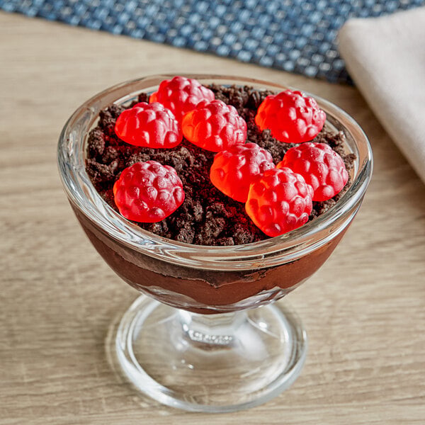 Albanese Berry Red Gummi Raspberries 5 lb. - 4/Case