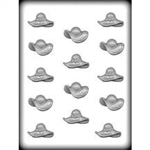 Hats Hard Candy Mold (8H-13708)*
