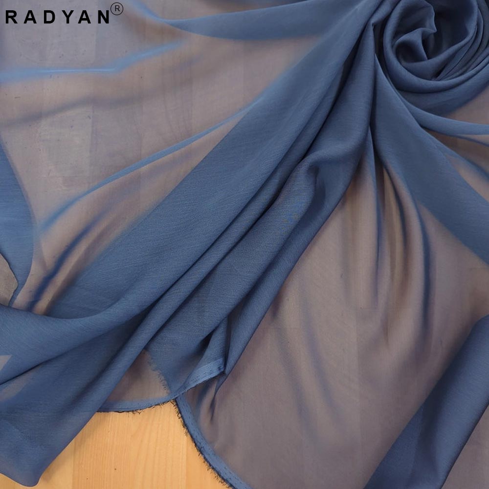 1 Yard Two-Tone Chiffon 100% Polyester Fabric for Apparel and Crafts 58/59 Inch Width