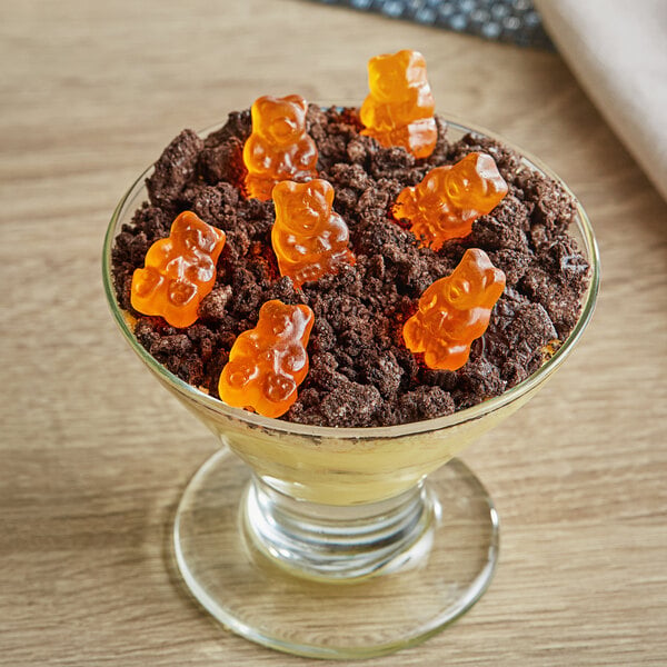 Albanese Orange Gummi Bears 5 lb. - 4/Case