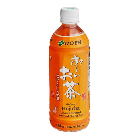 Ito En Oi Ocha Hojicha Roasted Green Iced Tea 16.9 fl. oz. - 12/Case