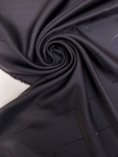 Viscose Lining Purple Black