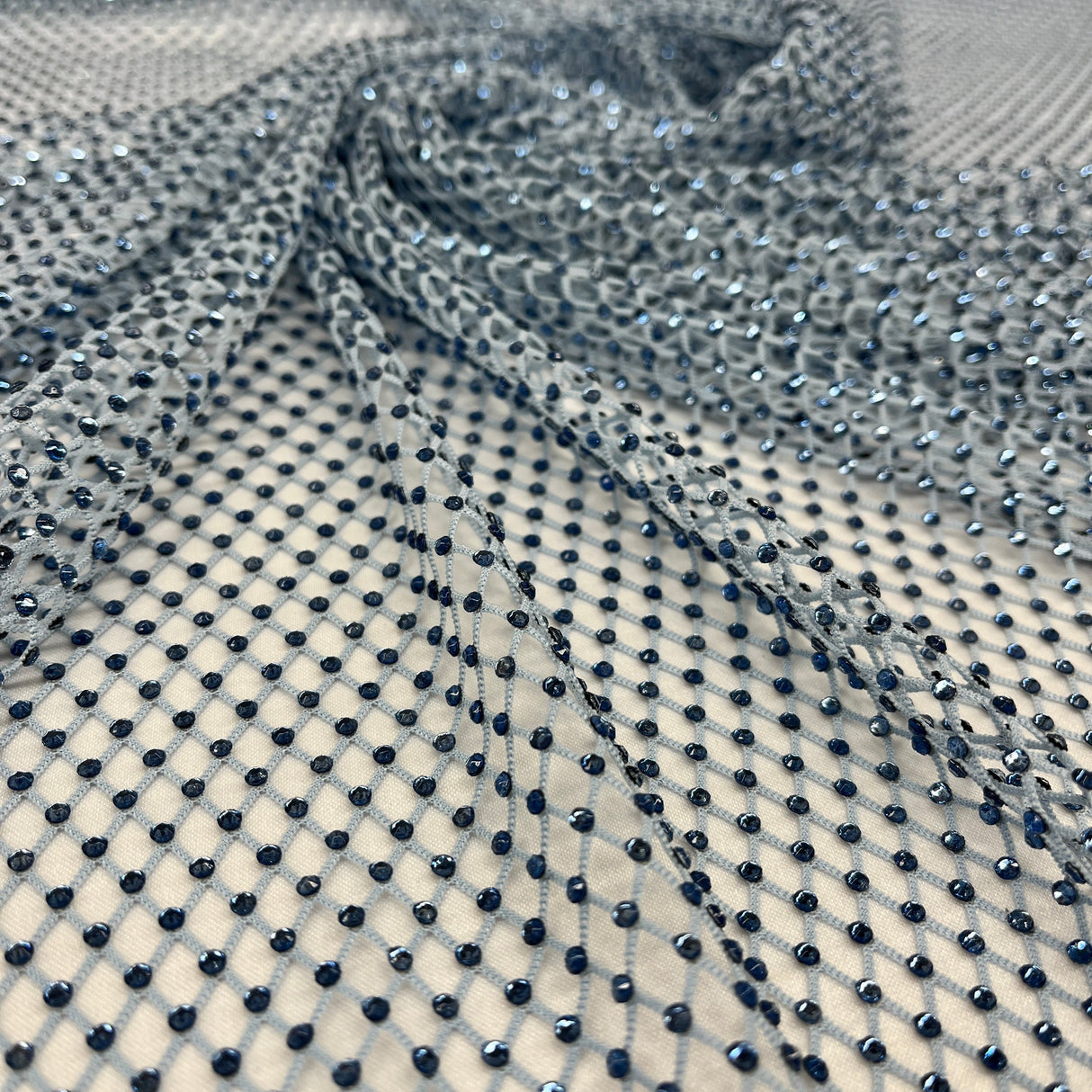 Diamond Fishnet 4-Way Stretch Fabric