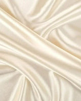 Ivory Silky Stretch Satin