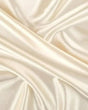 Ivory Silky Stretch Satin