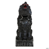 25 1/2" Animated Zombie Wolf Halloween Decoration