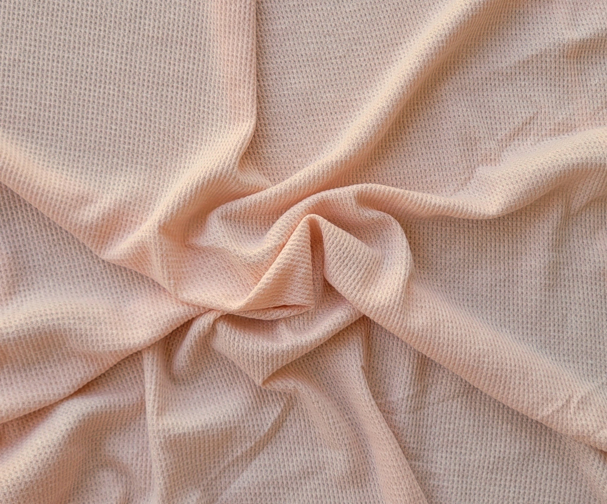 Thermal Knit Fabric Blush