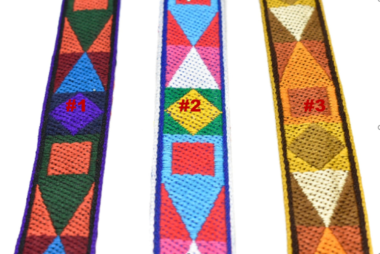 Native Print Cotton Webbing 1.25"