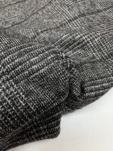 Polyamid Viscose Checked Suiting Fabric