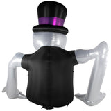 15 Foot Pre Lit Giant Skeleton Airblown Halloween Inflatable Decoration