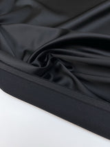 Black Satin Stretch Fabric