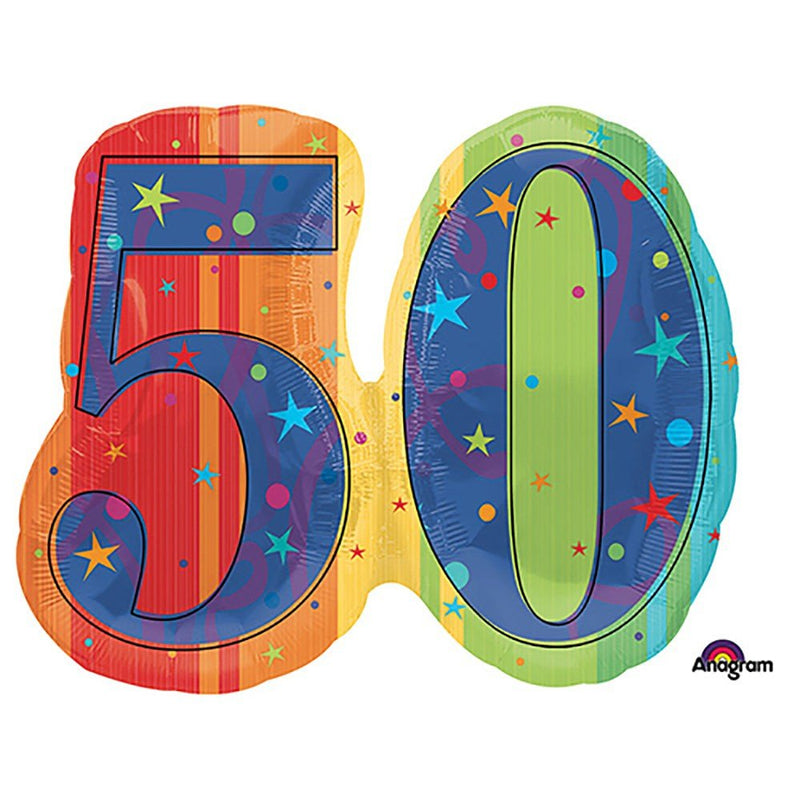 50th Birthday Foil Balloon
