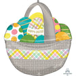 Easter Egg Basket Foil Balloon
