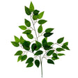 Ficus Leaves Spray Silk Flowers