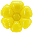 Flower Shape Yellow Plastic Balloon