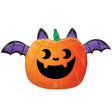 Halloween Pumpkin Bat Foil Balloon