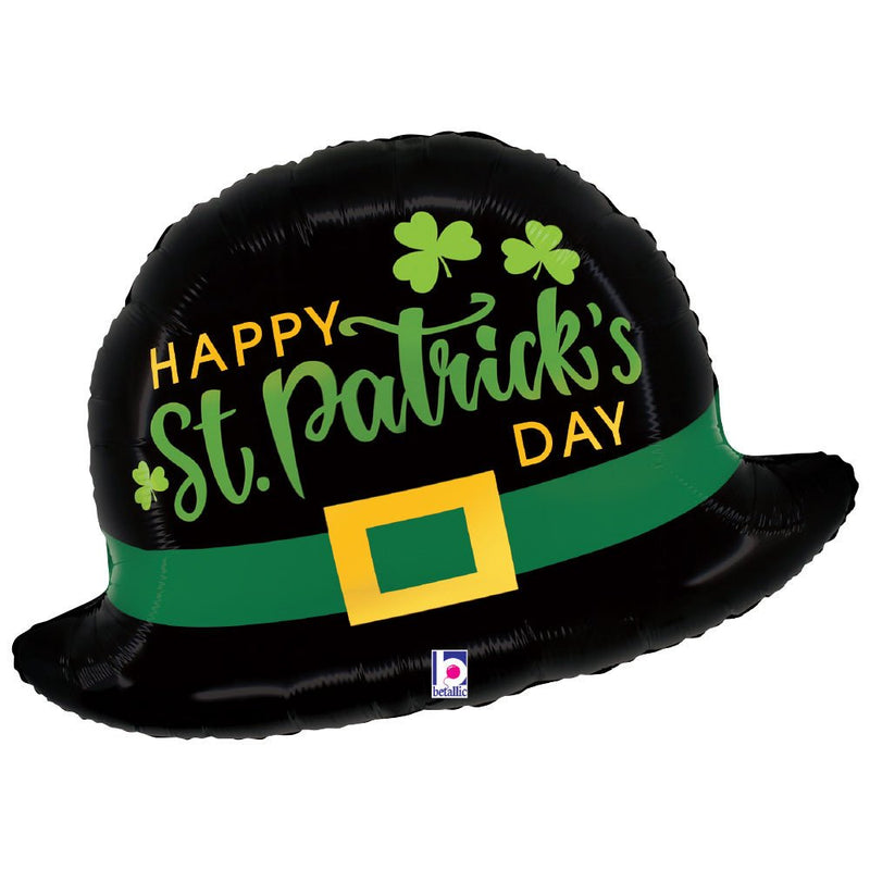 St. Patrick's Day Leprechaun Hat Foil Balloon