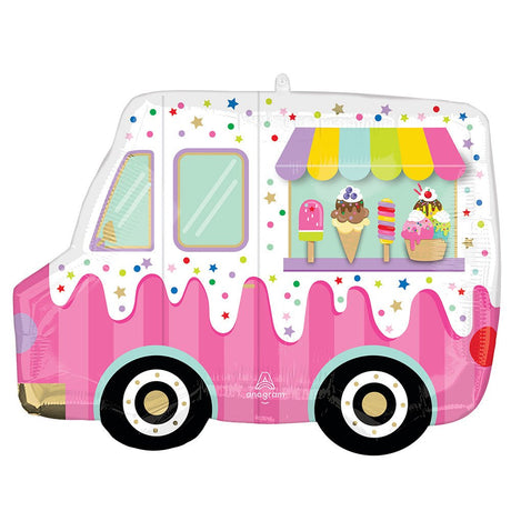 Foil Balloon Ice Cream Truck