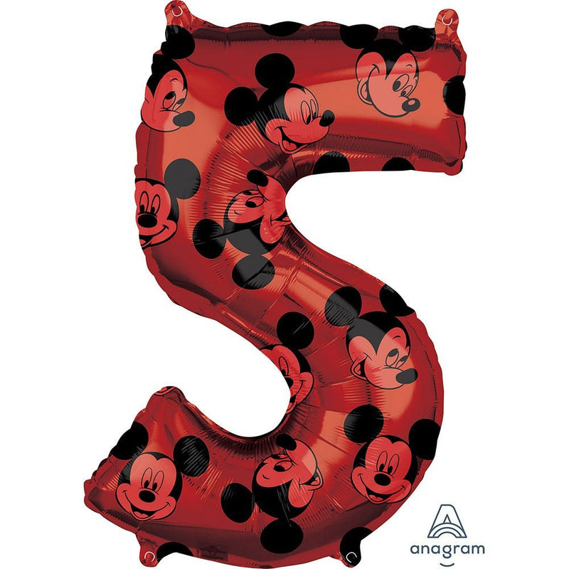 Foil Balloon Mickey Mouse Forever Number 5