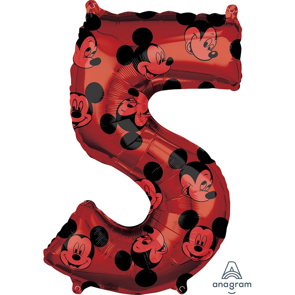 Foil Balloon Mickey Mouse Forever Number 5