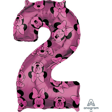 Foil Balloon Minnie Mouse Forever Number 2