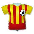 Soccer Football Shirt Yellow Foil Balloon