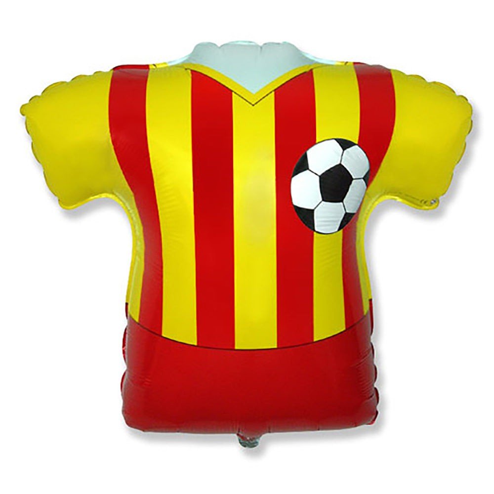 Soccer Football Shirt Yellow Foil Balloon