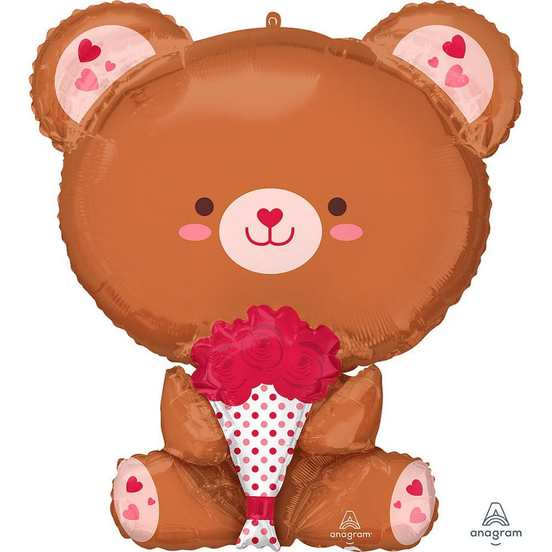 Foil Balloon Teddy Garland